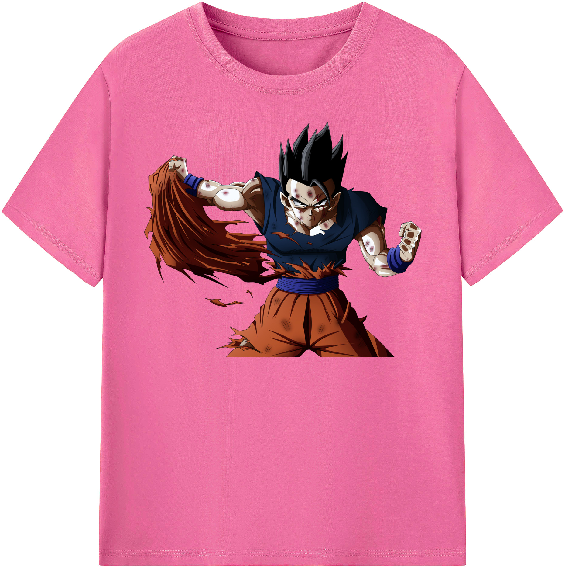 （画像用） ドラゴンボール ベジータ四世（Bejīta Yonsei）DRAGON BALL Vegeta IV レディースカジュアルプリントTシャツ（綿100％）